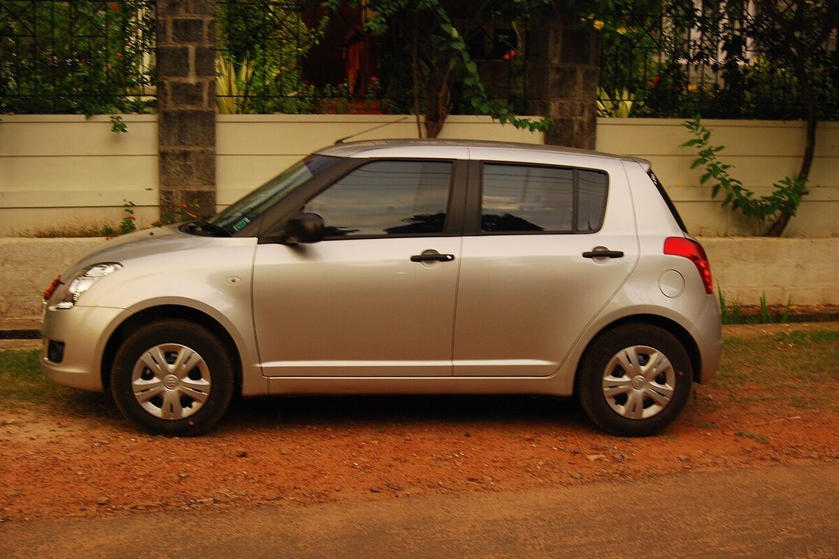 Training car at Ajanta Driving Training School
